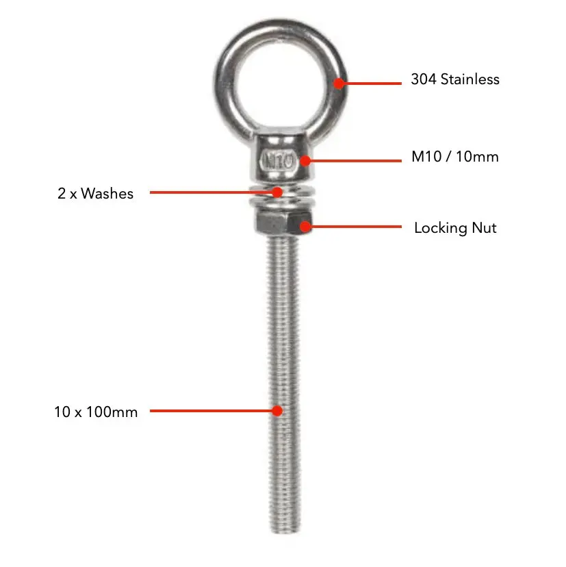 Fuji Bag Rack Replacement Eye-Bolts - Image 3