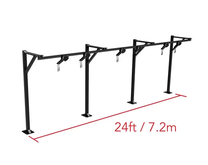 Fuji Floor Mount Trolley Rack - Image 12